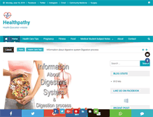 Tablet Screenshot of healthpathy.com